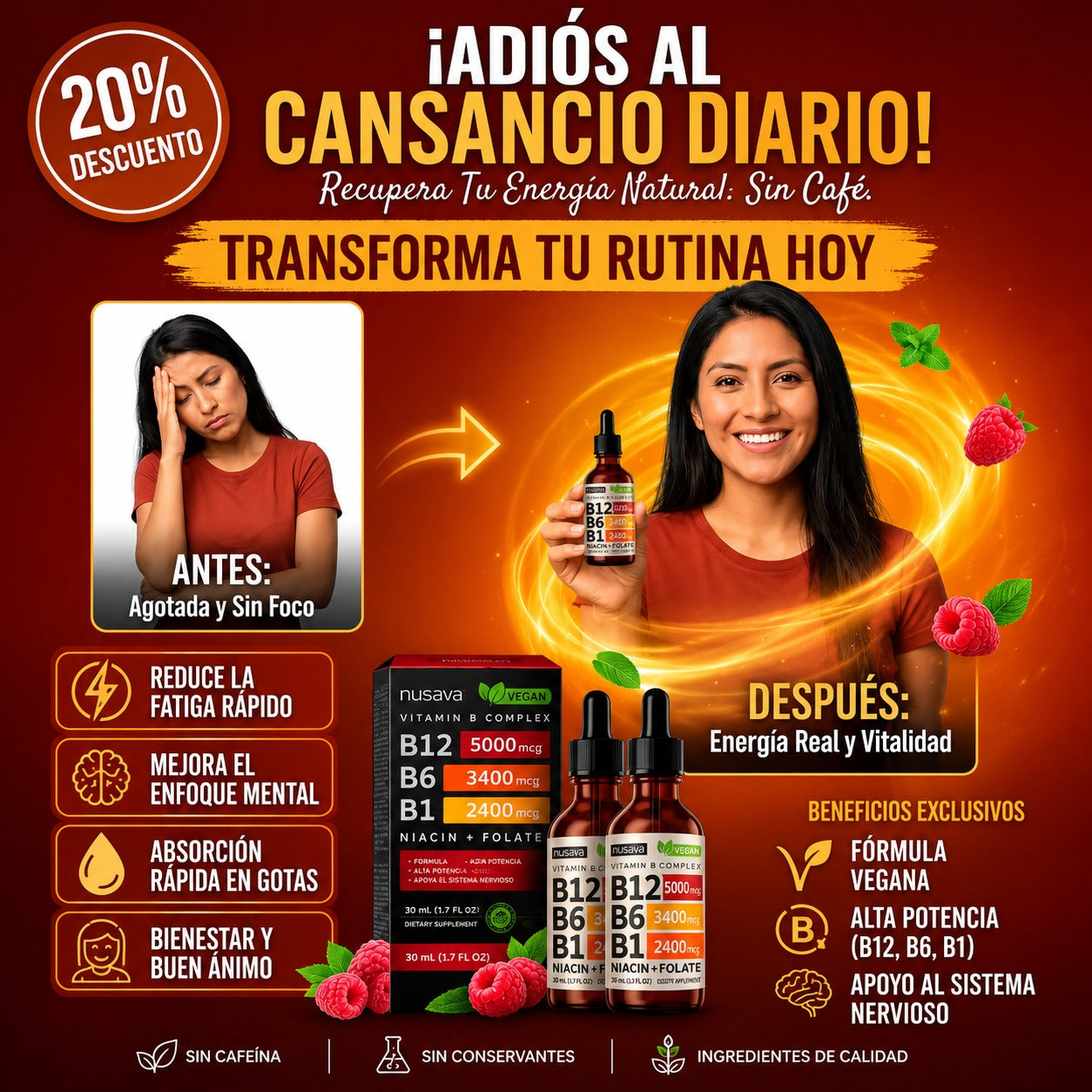 Vitamina B12 NUVASA PACK X 2